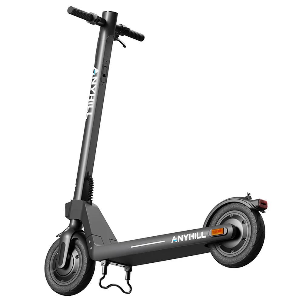 ANYHILL UM-2 Electric Scooter 10'' Pneumatic Tire 36V 10Ah Battery Rated 450W Motor 31km/h Max Speed - Black - Image 2
