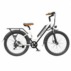 AOSTIRMOTOR G350 350W Electric Bike for Commuter 26*2.1 Inch Tire 36V 10Ah Removable Battery 7 Speed Gear