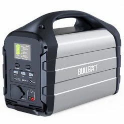 BULLBAT Adventurer 700 613Wh/700W Portable Power Station Solar Power Generators for Outdoor & Indoor - Silver
