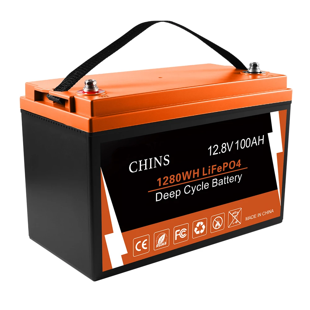 CHINS LiFePO4 Battery 12V 100AH Lithium Battery - Built-in 100A BMS, Perfect for Replacing Most of Backup Power, Home Energy Storage and Off-Grid - Image 3