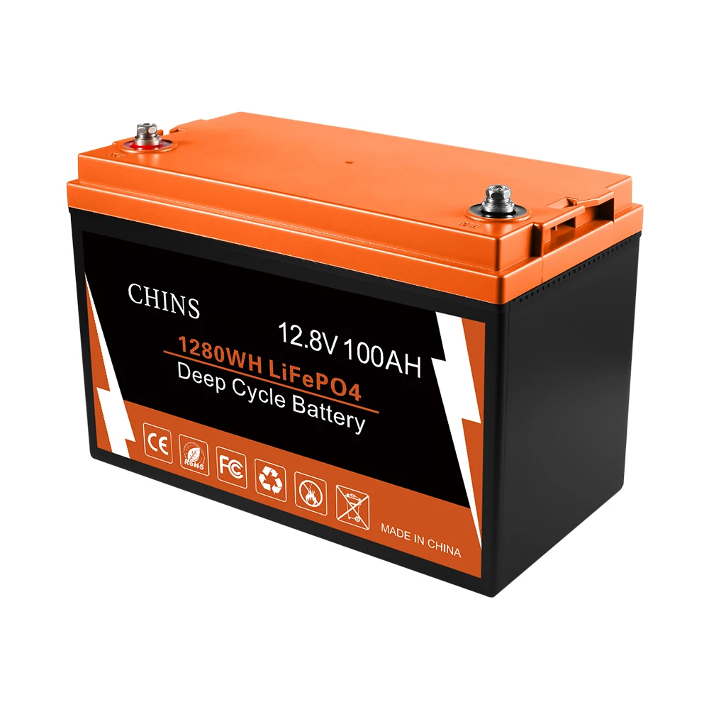 CHINS LiFePO4 Battery 12V 100AH Lithium Battery - Built-in 100A BMS, Perfect for Replacing Most of Backup Power, Home Energy Storage and Off-Grid - Image 4