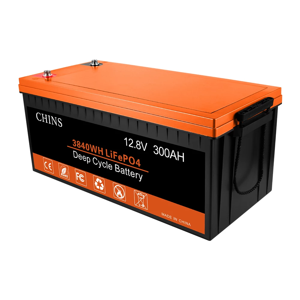 CHINS LiFePO4 Battery 12V 300Ah Lithium Battery - Built-in 200A BMS, Perfect for Replacing Most of Backup Power, Home Energy Storage and Off-Grid - Image 4