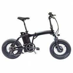 CMSBIKE K1 FATV All-terrain 19'' Fat Tire Electric Folding Bike Dual-drive 350W*2 Brushless Motors 48V 14Ah Battery-Black