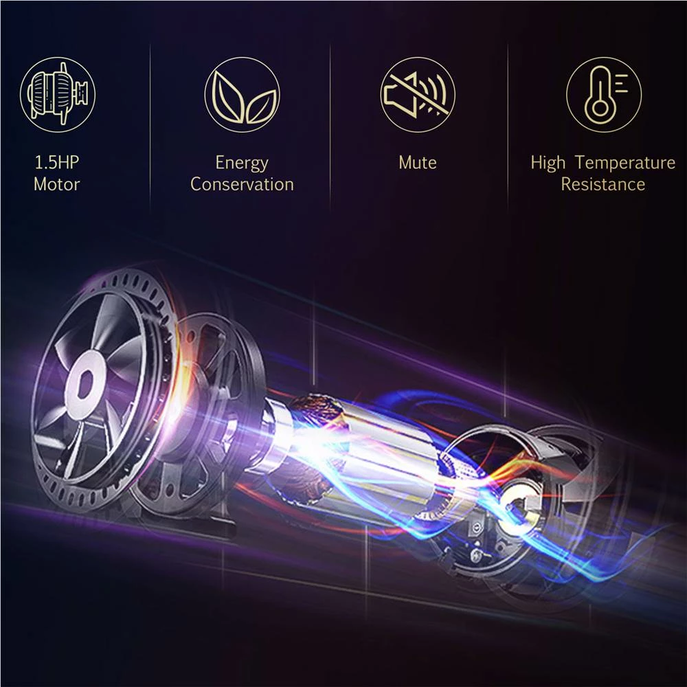 Compact Easy Folding Treadmill Motorized Running Jogging Machine Hydraulic Folding System 0-7.5 MPH Speed Adjuster 1.5HP Motor Quality 4-Layer Running Belt Large LCD Display -Black - Image 6