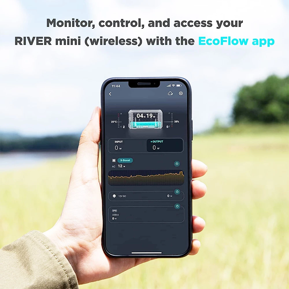 EcoFlow RIVER mini Wireless 210Wh Portable Power Station Lightweight and Silent Solar Generator Fast Charging - Image 6