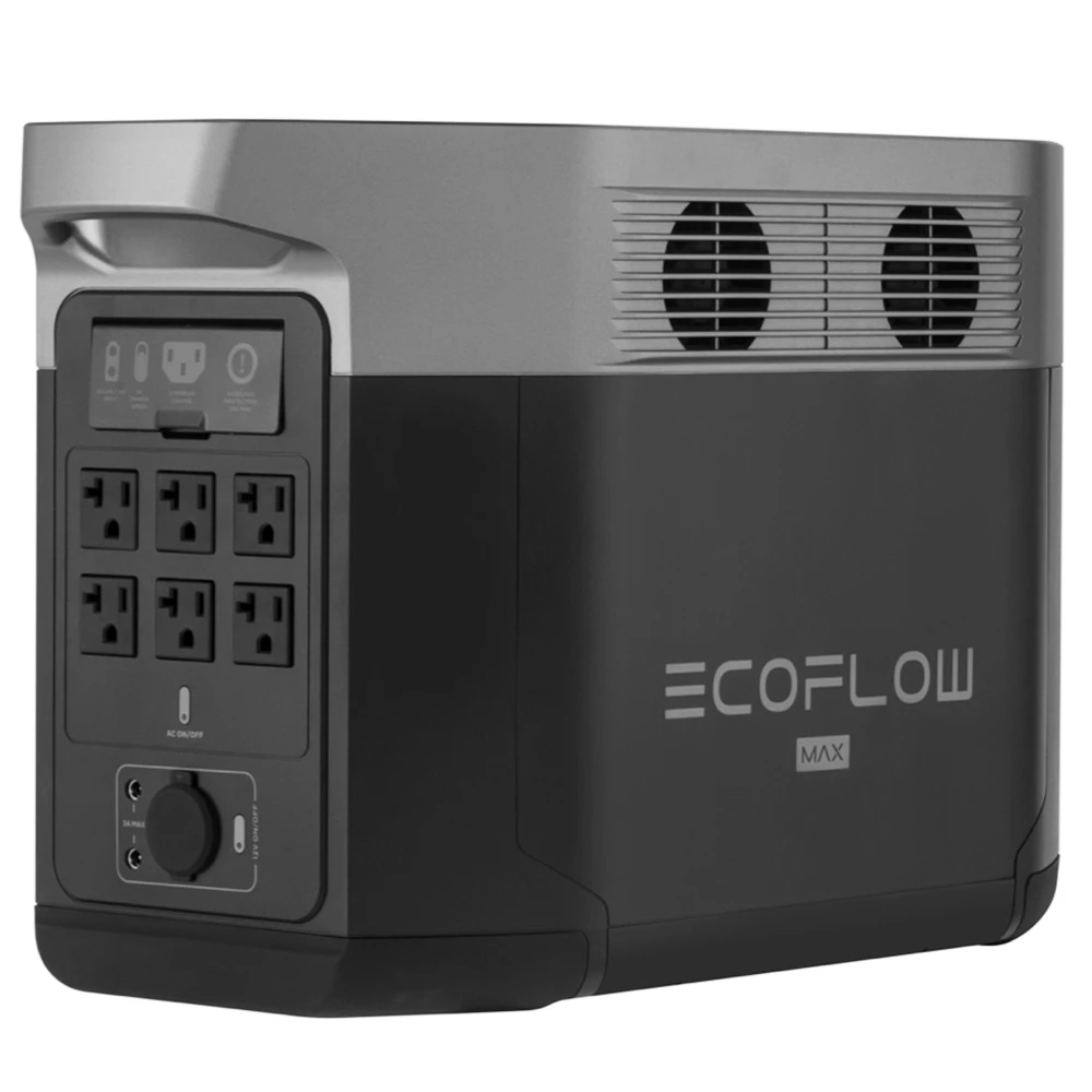 EcoFlow DELTA Max 2000 Portable Power Station 2016Wh Capacity Wi-Fi Connection Support Car Charging Input - Image 3