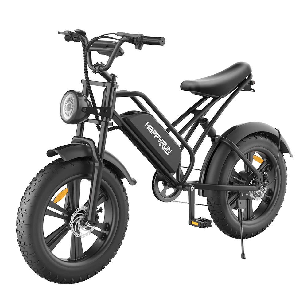 HAPPYRUN HR-G50 Electric Bike 18Ah Battery 750W Motor 20 Inch 50Km/h Max Speed Retro Ebike Max Load 150kg - Image 2