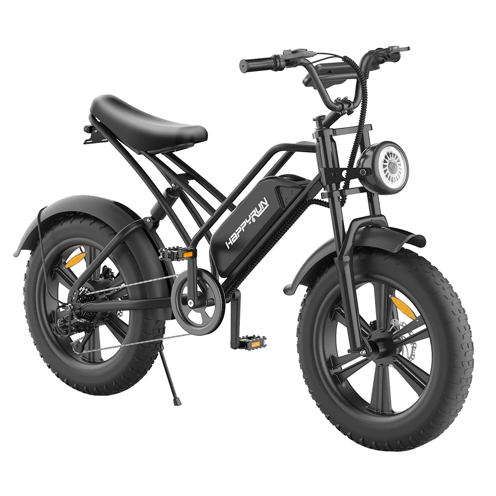HAPPYRUN HR-G50 Electric Bike 18Ah Battery 750W Motor 20 Inch 50Km/h Max Speed Retro Ebike Max Load 150kg - Image 3