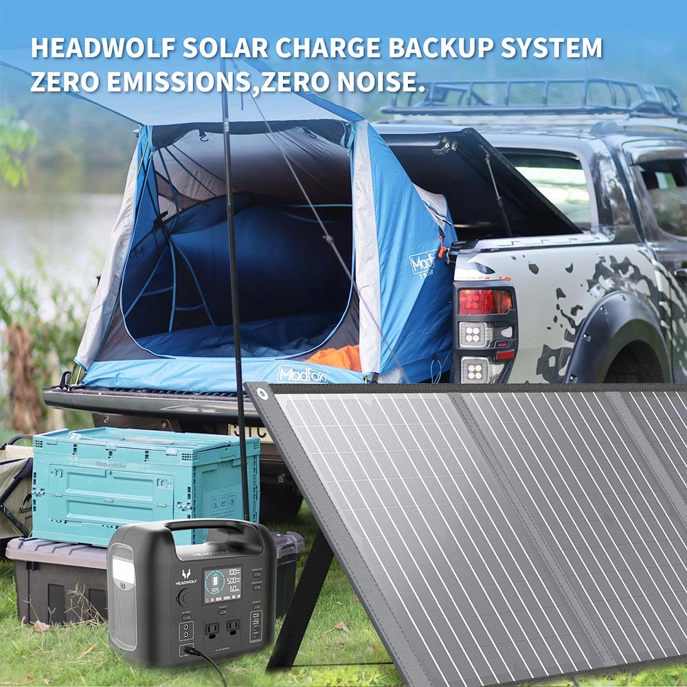 HEADWOLF S100 100 WATT 18V Portable Solar Panel for Power Station - Image 6