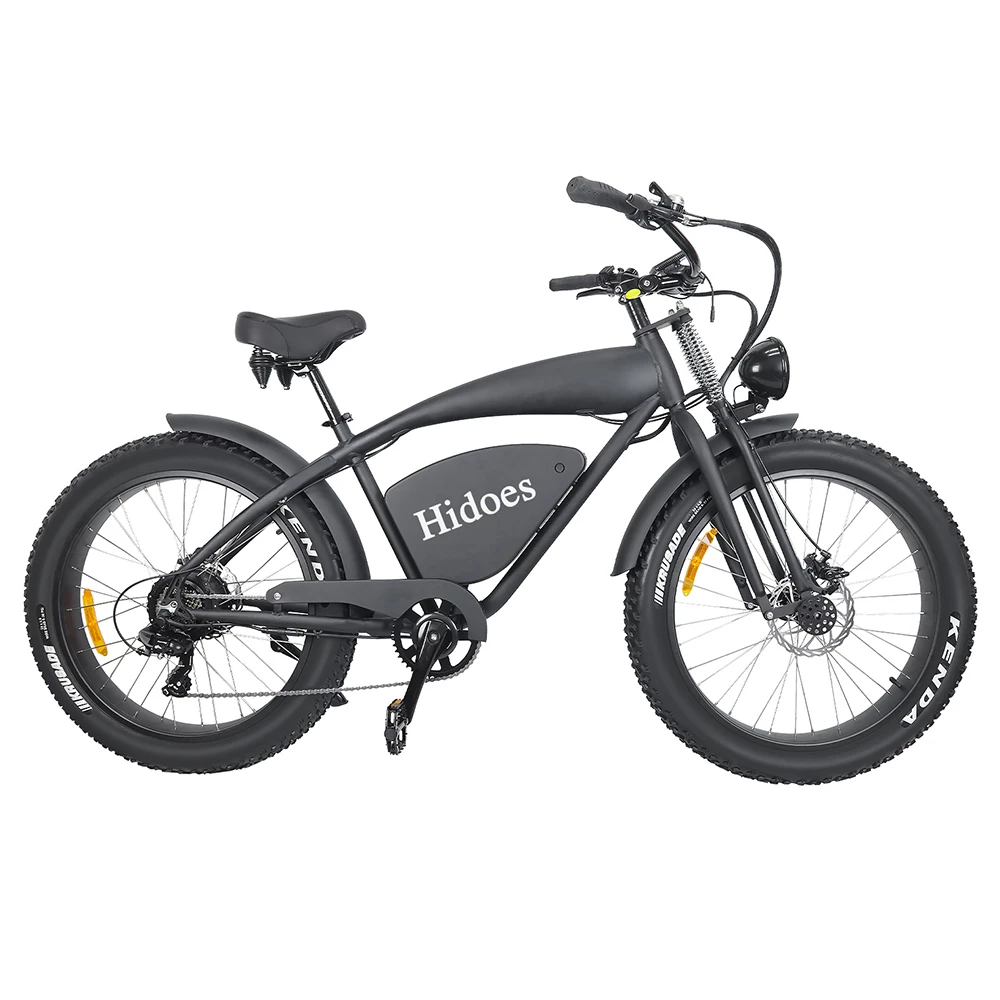 Hidoes B3 Electic Mountain Bike 26*4.0 Inch Off-Road Fat Tires 1200W Brushless Motor 60Km/h Max Speed 48V 17.5Ah Battery for 50-60KM Mileage 7-Speed Transmission System - Image 2