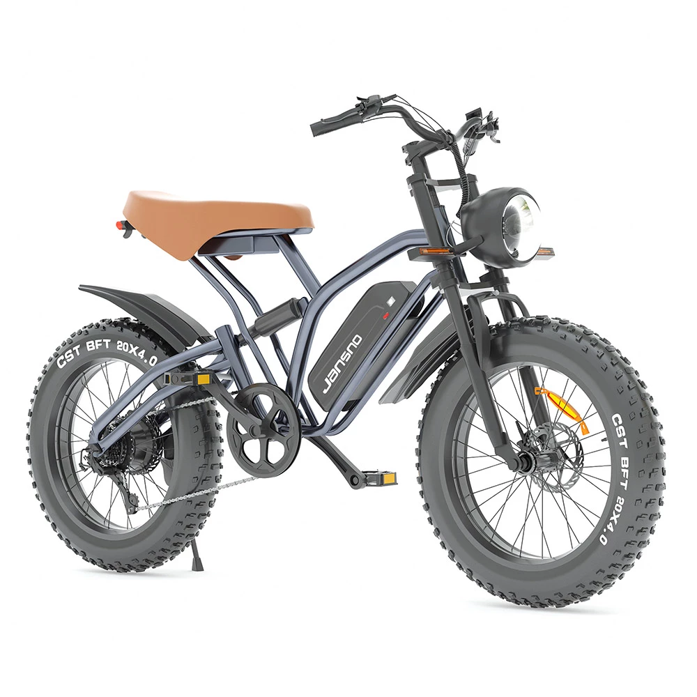 JANSNO X50 Electric Bike 20*4.0 Inch Fat Tire 750W Brushless Motor 40km/h Max Speed 48V 12.8Ah Removable Battery 50km Range - Image 2