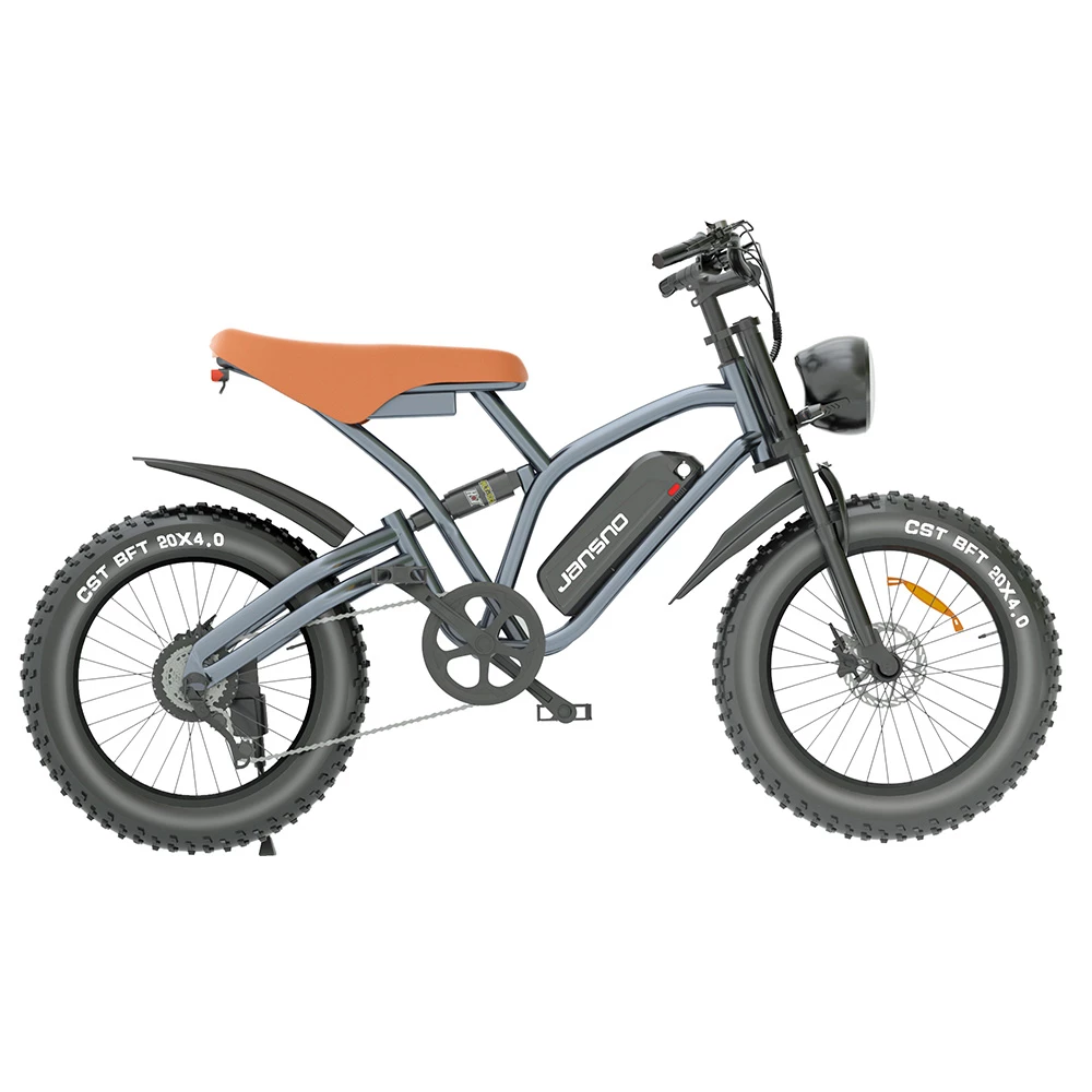 JANSNO X50 Electric Bike 20*4.0 Inch Fat Tire 750W Brushless Motor 40km/h Max Speed 48V 12.8Ah Removable Battery 50km Range - Image 3
