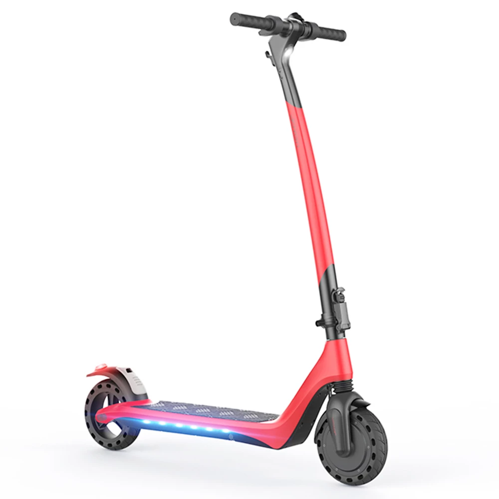 JOYOR A3 Folding Electric Scooter 350W 36V 7.8Ah 25km/h Top Speed 25KM Max Mileage City E-Scooter - Red