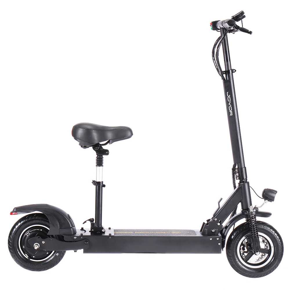 JOYOR Y1 Electric Scooter 36V 8Ah Battery, 400W Motor 35km/h Max Speed with Seat Black - Image 3