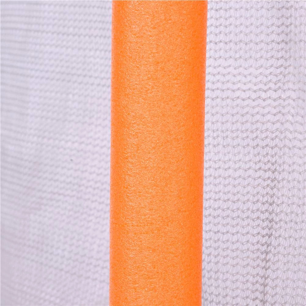 55" Toddlers Trampoline with Safety Enclosure Net and Ocean Balls, Indoor Outdoor Mini Trampoline for Kids - Orange - Image 5