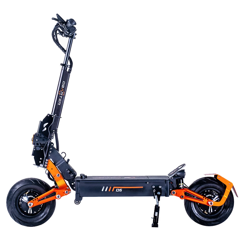 OBARTER D5 Electric Scooter 12 Inch Vacuum Tire 2*2500W Dual Motor Max Speed 60-70Km/h Removable 48V 35Ah Battery for 60-120km Super Range Removable Tire Double Oil Brakes Front&Rear Hydraulic Suspension 150KG Max Load - Image 3