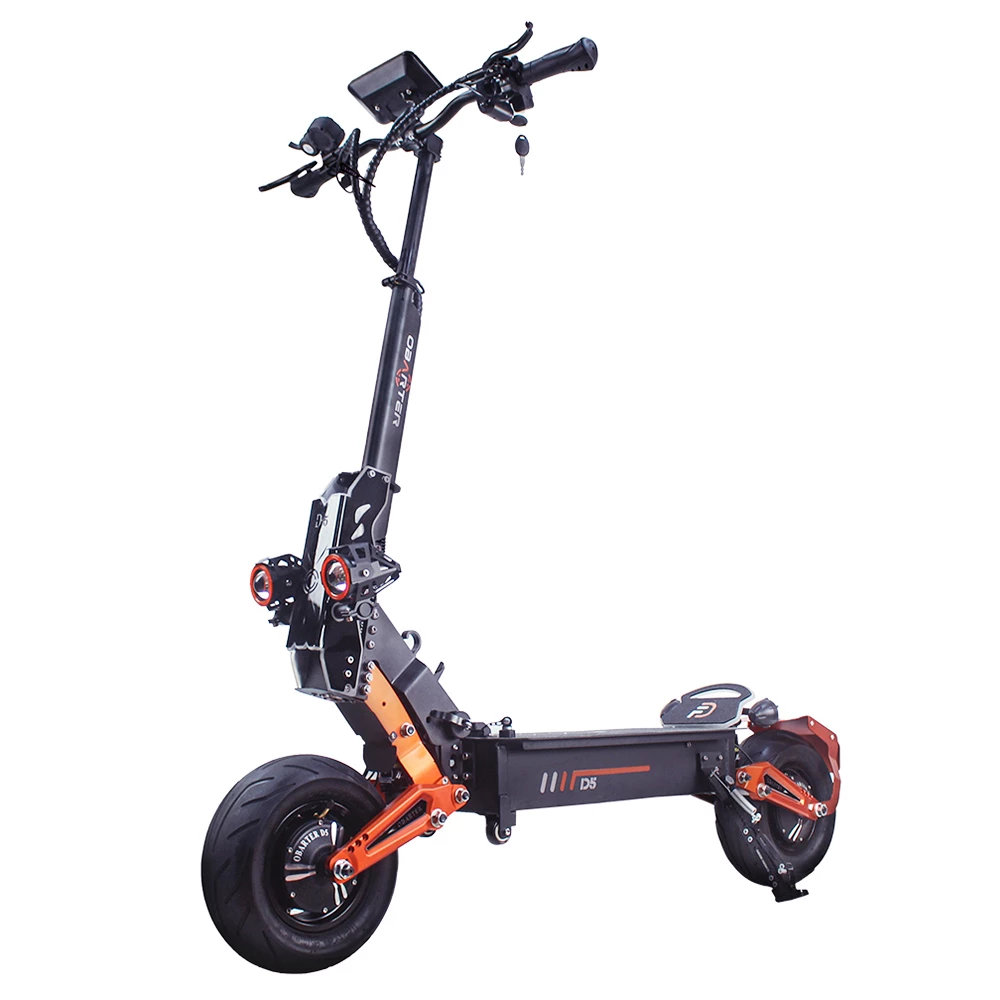 OBARTER D5 Electric Scooter 12 Inch Vacuum Tire 2*2500W Dual Motor Max Speed 60-70Km/h Removable 48V 35Ah Battery for 60-120km Super Range Removable Tire Double Oil Brakes Front&Rear Hydraulic Suspension 150KG Max Load - Image 4