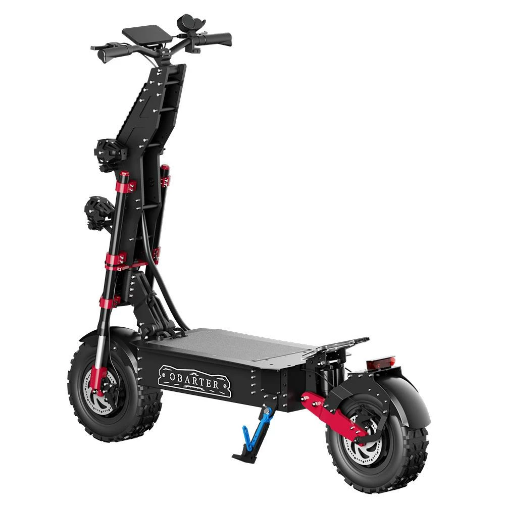 OBARTER-X7 Super Electric Scooter 14 Inch Off Road Tires 4000W*2 Dual Motors 60V 60Ah Battery 90Km/h Max Speed 120kg Load 140KM Range without Seat - Image 2