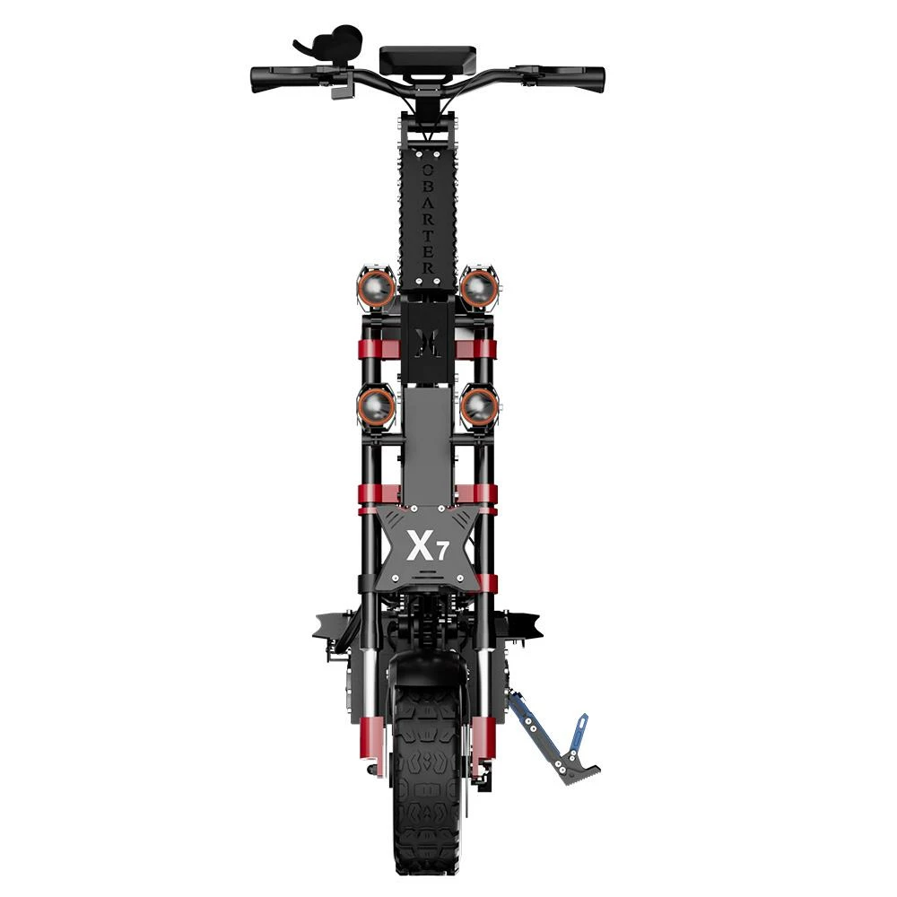 OBARTER-X7 Super Electric Scooter 14 Inch Off Road Tires 4000W*2 Dual Motors 60V 60Ah Battery 90Km/h Max Speed 120kg Load 140KM Range without Seat - Image 3