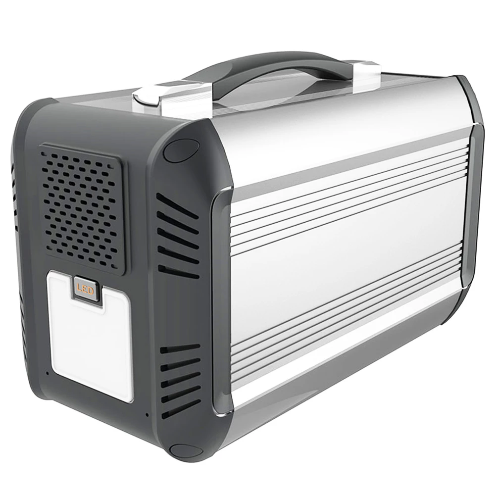 OUKITEL CN505 Portable Power Station 614Wh/500W with Pure Sine Wave and Solar Fast Charging - Black - Image 4