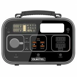 Oukitel P301 280.8Wh Portable Power Station PD10OW Power Supply with 9 Port Outputs Pure Sine Wave LCD Display
