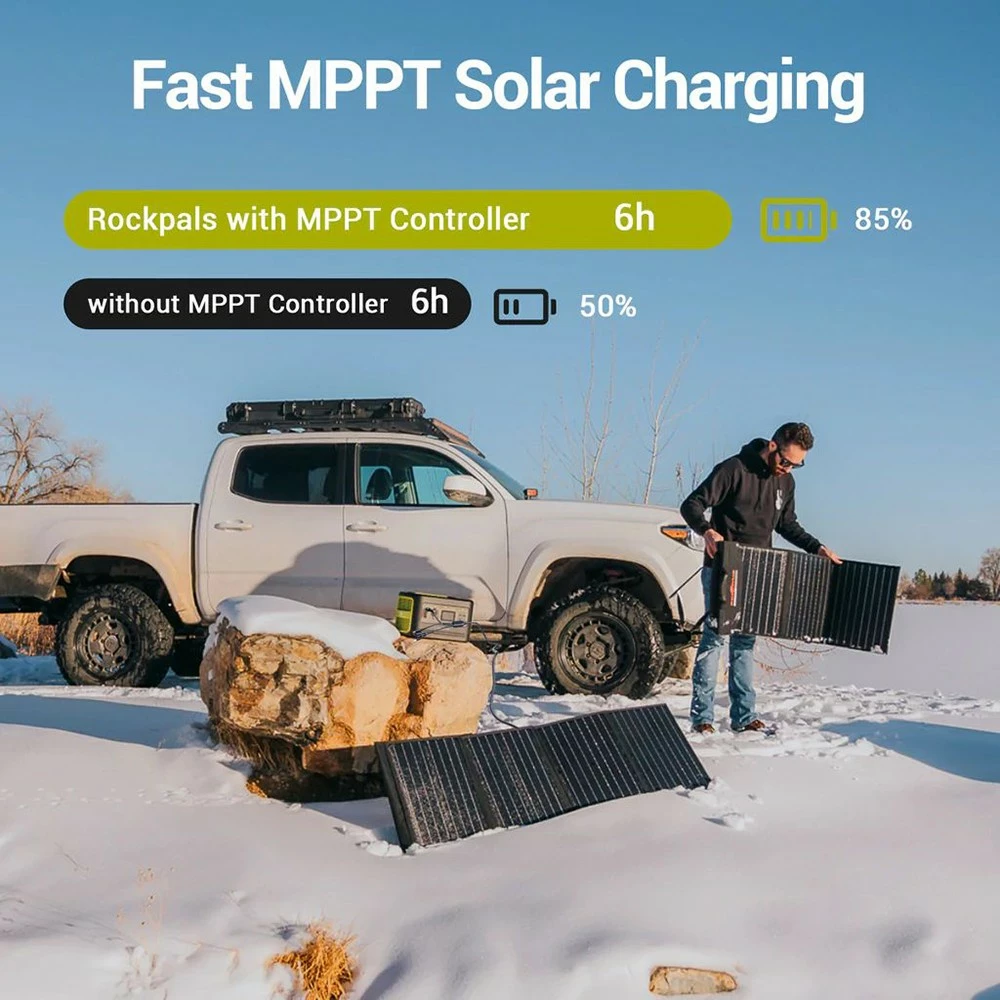 ROCKPALS Freeman 600W Portable Power Station, 614.4Wh Solar Generator, 156W Fast Charging, Pure Sine Wave, MPPT Solar Controller - Image 6
