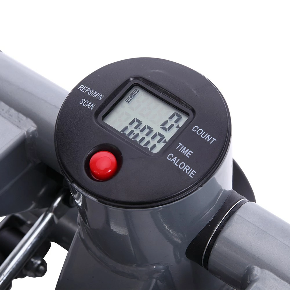 S025 Aerobic Fitness Step Air Stair Climber Stepper Exercise Machine New Equipment Silver - Image 5