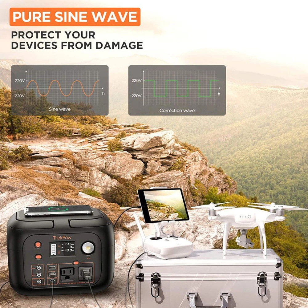 TrekPow 296WH 80000mAh Portable Power Station Solar Generator for Outdoor Camping Travel Hunting RV CPAP Home Emergency - Image 5