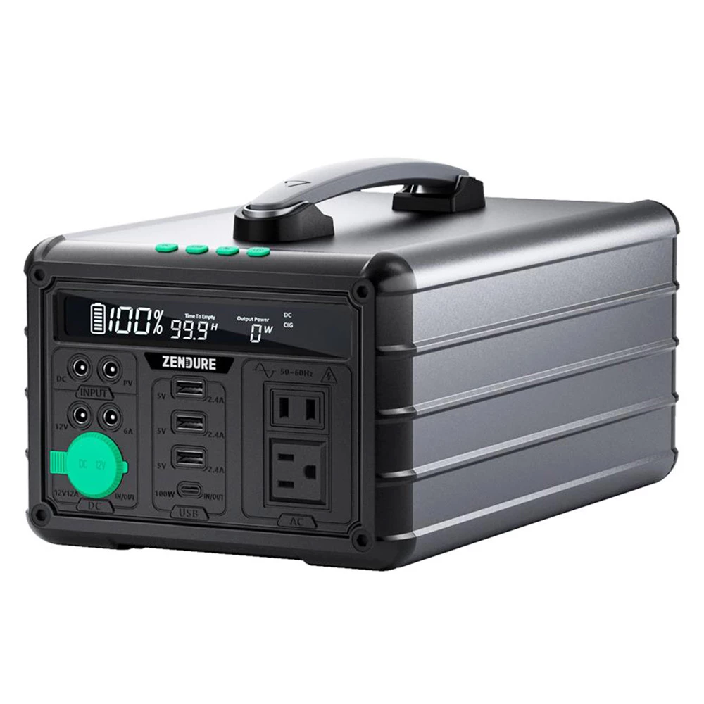 ZENDURE SuperBase 1000M Portable Power Station, 1016Wh Battery Capacity, 1000W Output, 9 Ports, Low Noise, 10W LED - Image 2