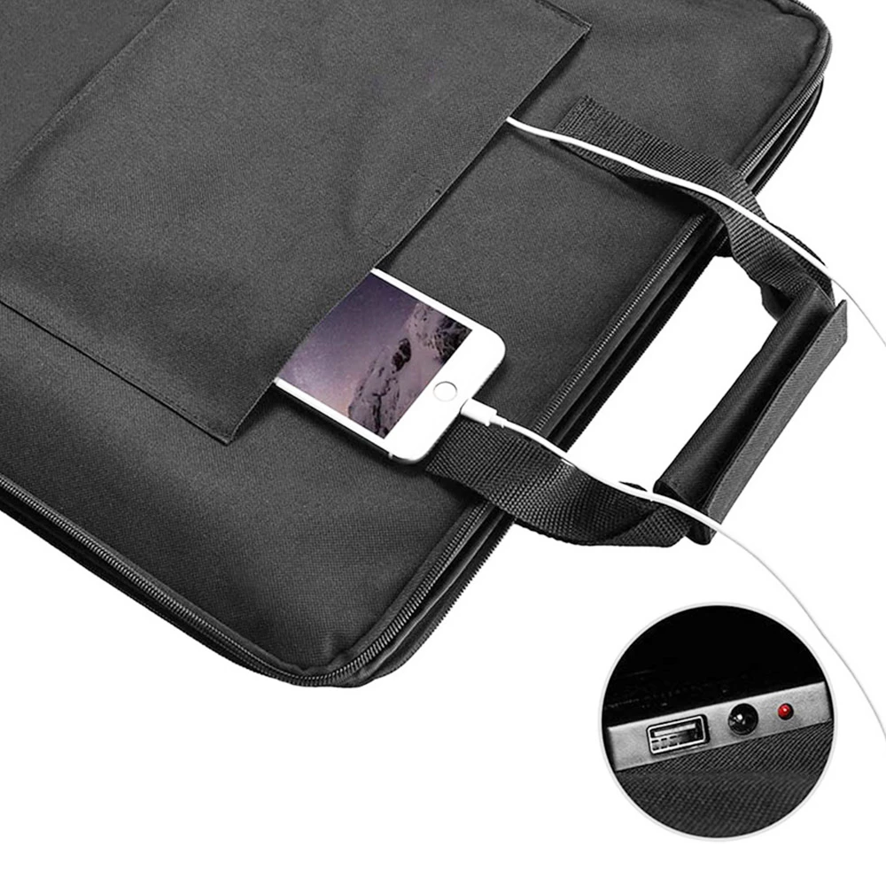 Flashfish SP50 50W 18V Solar Panel with 4 DC Connectors Portable Foldable PV Panels Monocrystalline Solar Panel - Image 3