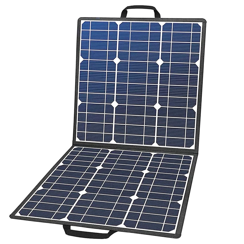 Flashfish SP50 50W 18V Solar Panel with 4 DC Connectors Portable Foldable PV Panels Monocrystalline Solar Panel