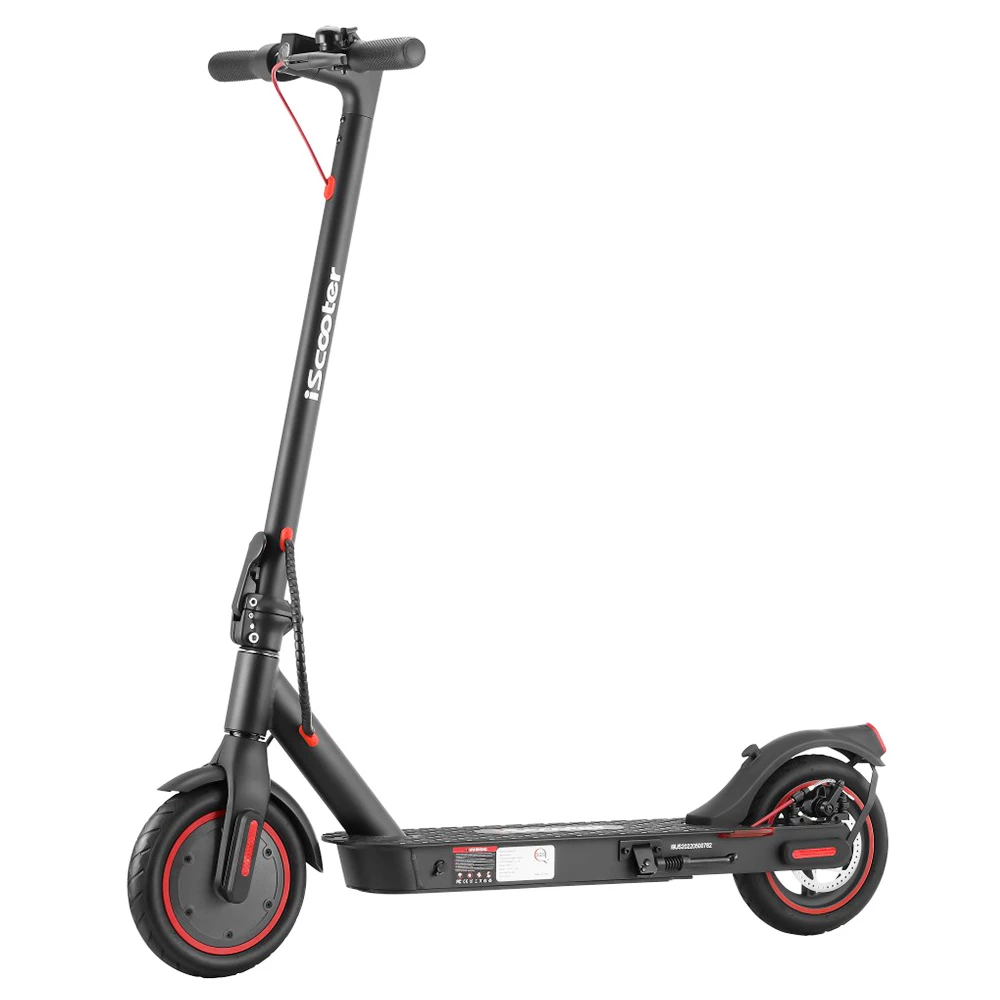 IScooter i9 Folding Electric Scooter 8.5 Inch Pneumatic Tire 350W Motor 7.5Ah Battery 30km/h Max Speed APP Control Black - Image 3