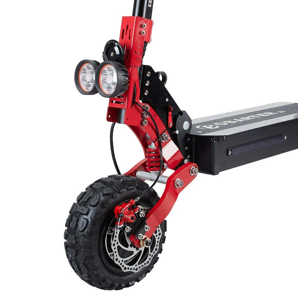 OBARTER X3 Folding Electric Sport Scooter 11" Off-road tyre 1200W x2 Brushless Motor 48V 20Ah Battery BMS 3 Speed Modes Dual Oil Disc Brake Max Speed 65KM/h LED Display 40-50KM Long Range - Black - Image 5