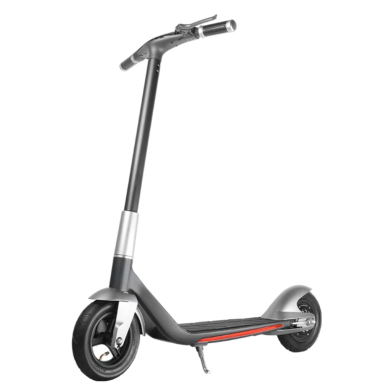 Mankeel Silver Wings Electric Scooter 10 inch pneumatic rubber tire 25km/h 350W 10Ah Aluminum alloy IP54 Waterproof - Silver - Image 6