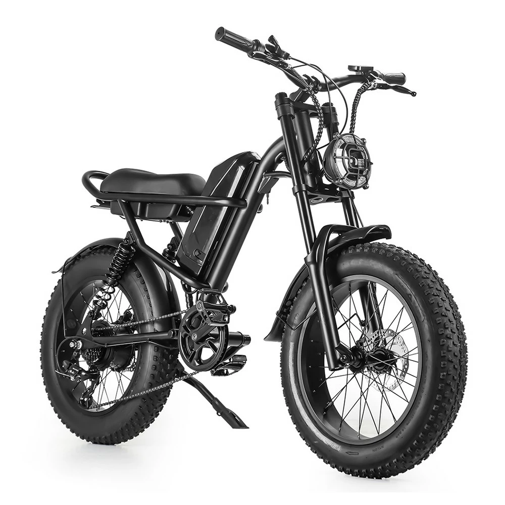 Z8 Electric Bike 20*4.0 Inch Fat Tire 48V 500W Motor 15Ah Battery 45km/h Max Speed 7-Speed Shimano Derailleur Front & Rear Mechanical Disc Brake - Image 2