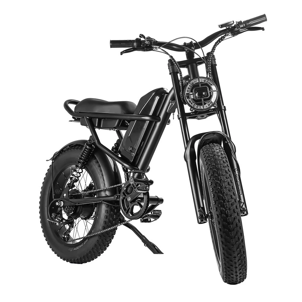 Z8 Electric Bike 20*4.0 Inch Fat Tire 48V 500W Motor 15Ah Battery 45km/h Max Speed 7-Speed Shimano Derailleur Front & Rear Mechanical Disc Brake - Image 3